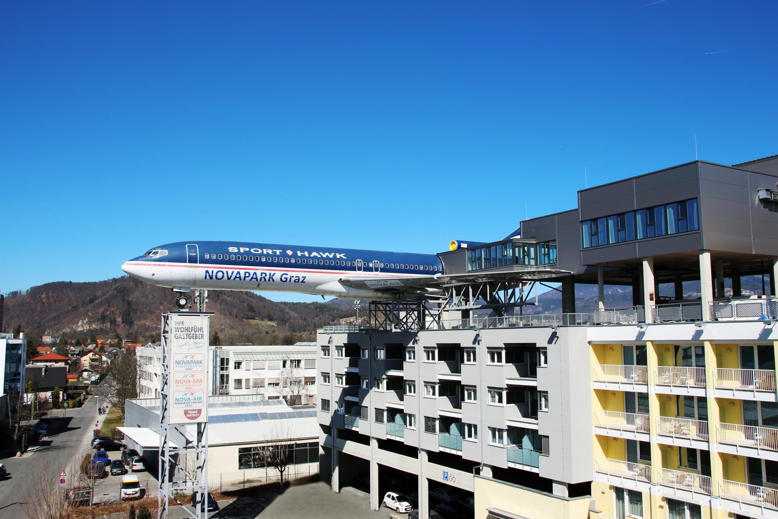 Novapark Flugzeughotel Graz
