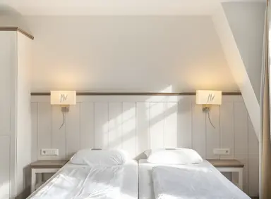 Ringhotel Villa Margarete in Waren (Müritz) – Helles Doppelzimmer mit gemütlichen Betten | Wellnesshotel Mecklenburg-Vorpommern