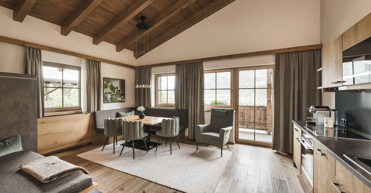 Das Kaltenbach in Kaltenbach – Gemütliches Apartment mit Essbereich und Balkon | Wellnesshotel Zillertal