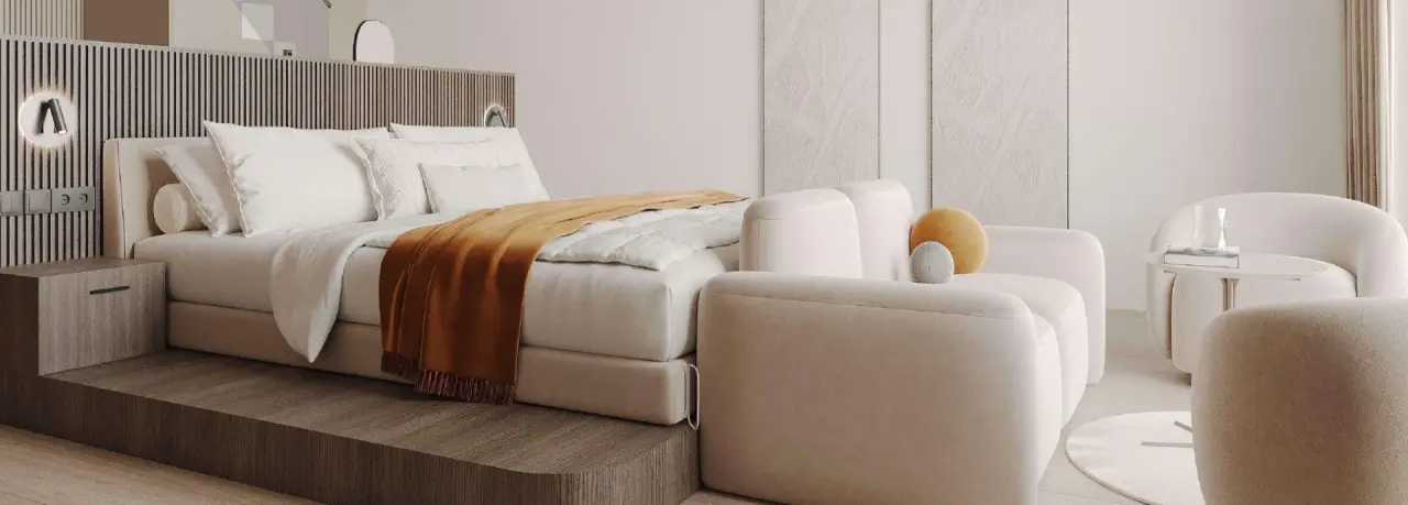 Bayside Hotel in Scharbeutz – Helles und modernes Hotelzimmer mit stilvollem Design | Wellnesshotel Ostsee