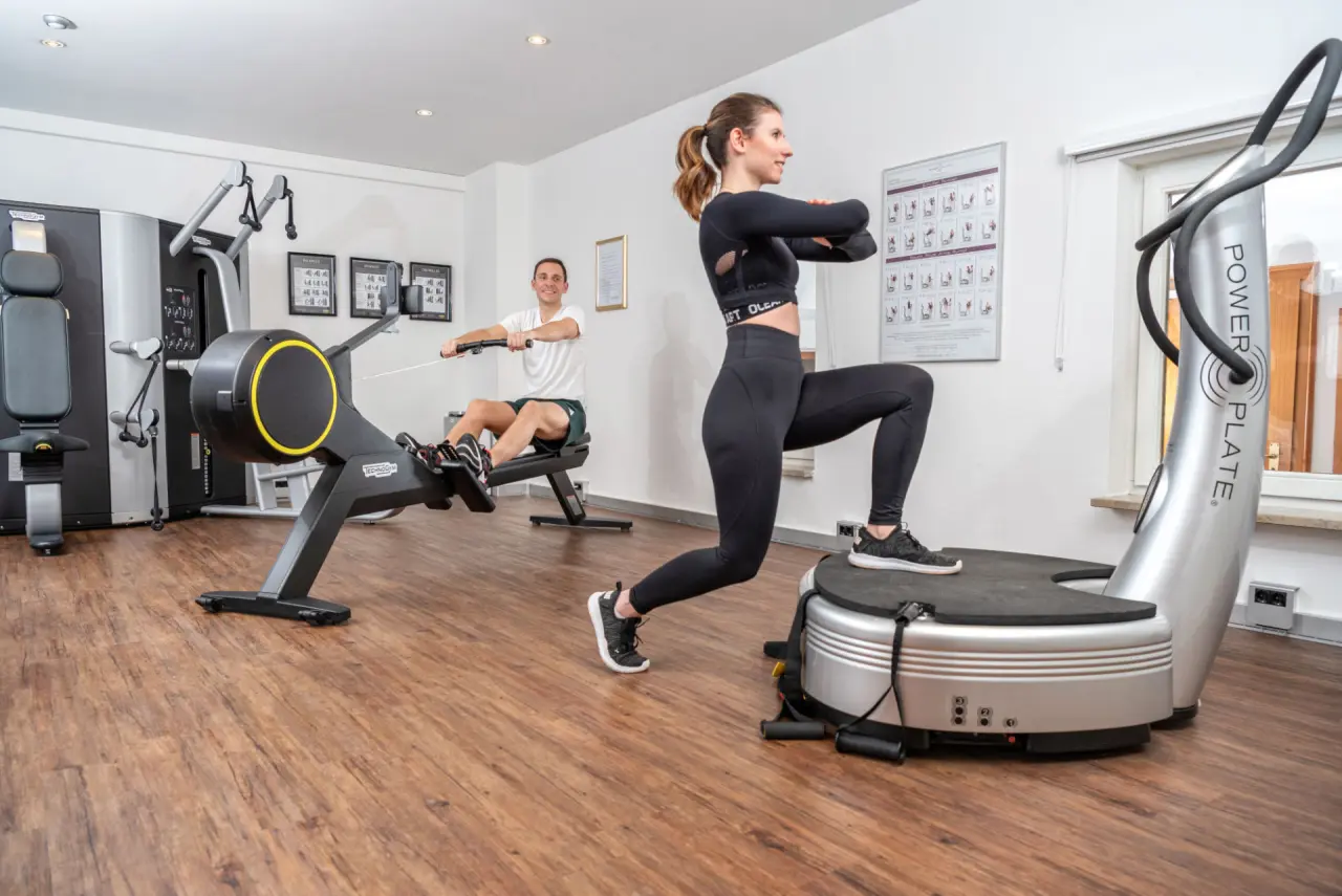 Concordia Vitalhotel & Spa in Oberstaufen-Kalzhofen – Modernes Fitnessstudio mit Power Plate | Wellnesshotel Allgäu
