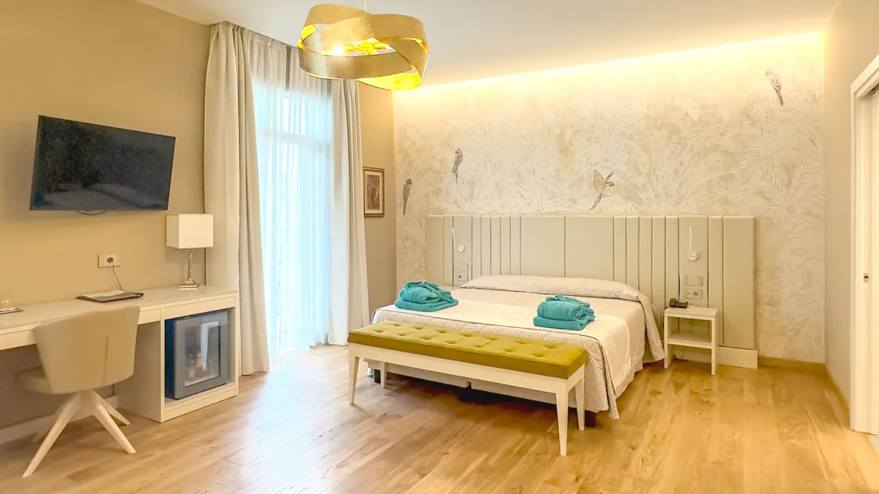 Quisisana Hotel Terme & Beauty Farm in Abano Terme – Komfortables Doppelzimmer mit Schreibtisch | Wellnesshotel Venetien