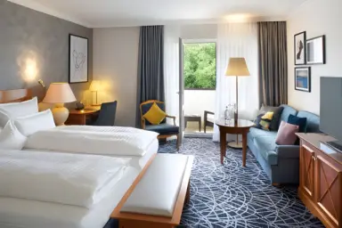 Steigenberger Sonnenhof in Bad Wörishofen – Komfortables Doppelzimmer mit Balkon | Wellnesshotel Allgäu