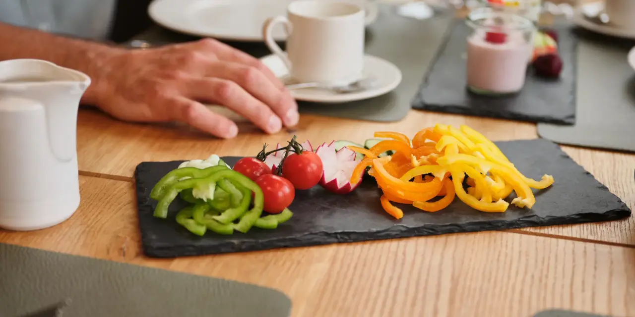 Sporthotel Wagrain in Wagrain – Frisches Gemüse beim Frühstück | Wellnesshotel Salzburger Land