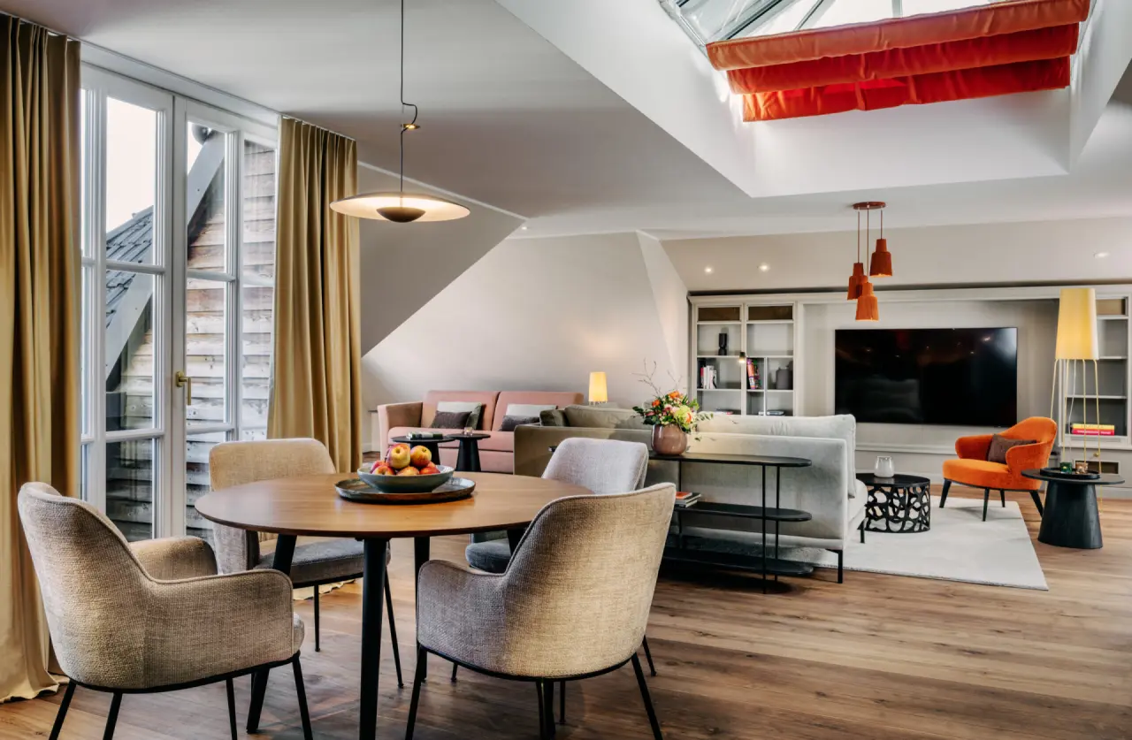 Hotel Die Sonne Frankenberg in Frankenberg – Geräumige Suite mit Wohn- und Essbereich | Wellnesshotel Hessen
