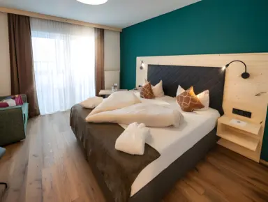 Landrefugium Obermüller in Untergriesbach – Komfortables Doppelzimmer mit Holzelementen | Wellnesshotel Bayerischer Wald