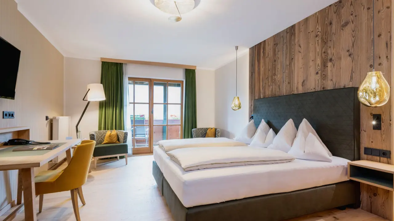 Wellnesshotel Eggerwirt in St. Michael – Komfortables Doppelzimmer mit Holzelementen | Wellnesshotel Lungau