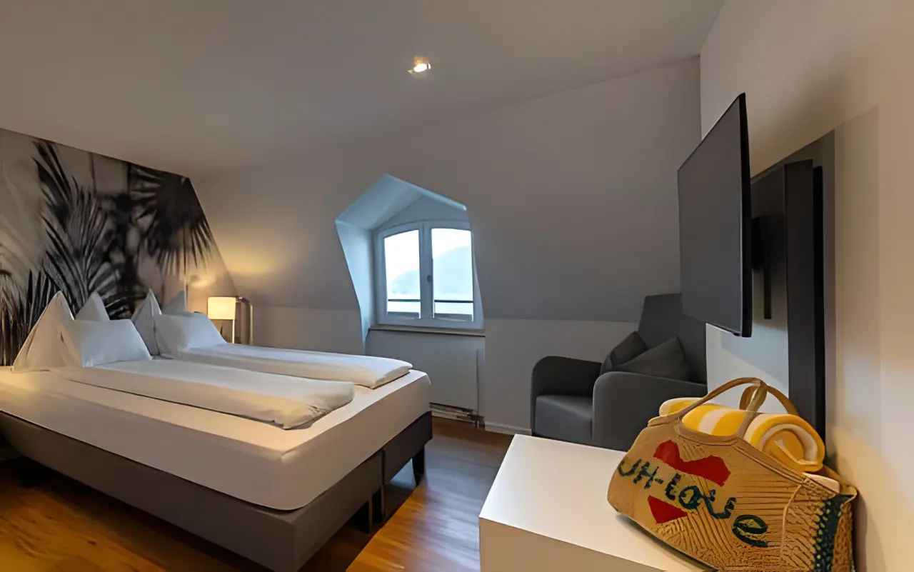 Hotel Vitznauerhof in Vitznau – Komfortables Hotelzimmer mit Seeblick | Wellnesshotel Zentralschweiz