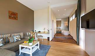 Lenkerhof gourmet spa resort in Adelboden – Geräumige Suite mit Badewanne | Wellnesshotel Berner Oberland