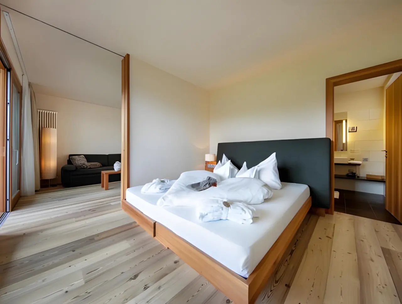 Green Luxury Hotel Pfösl in Welschnofen – Komfortables Doppelzimmer mit Holzboden | Wellnesshotel Südtirol