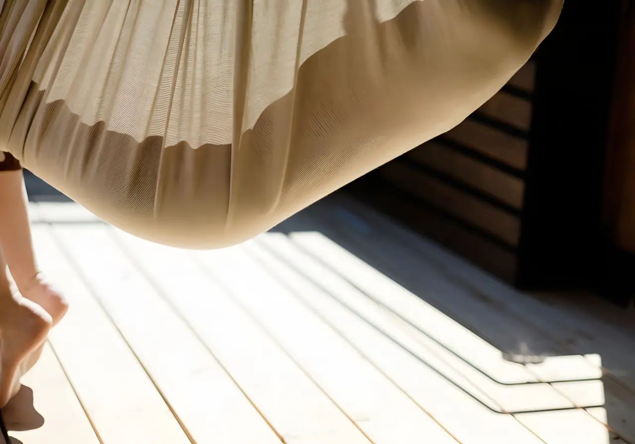 Hotel Schwarzschmied in Marling – Entspannung in der Hängematte auf der Terrasse | Wellnesshotel Südtirol