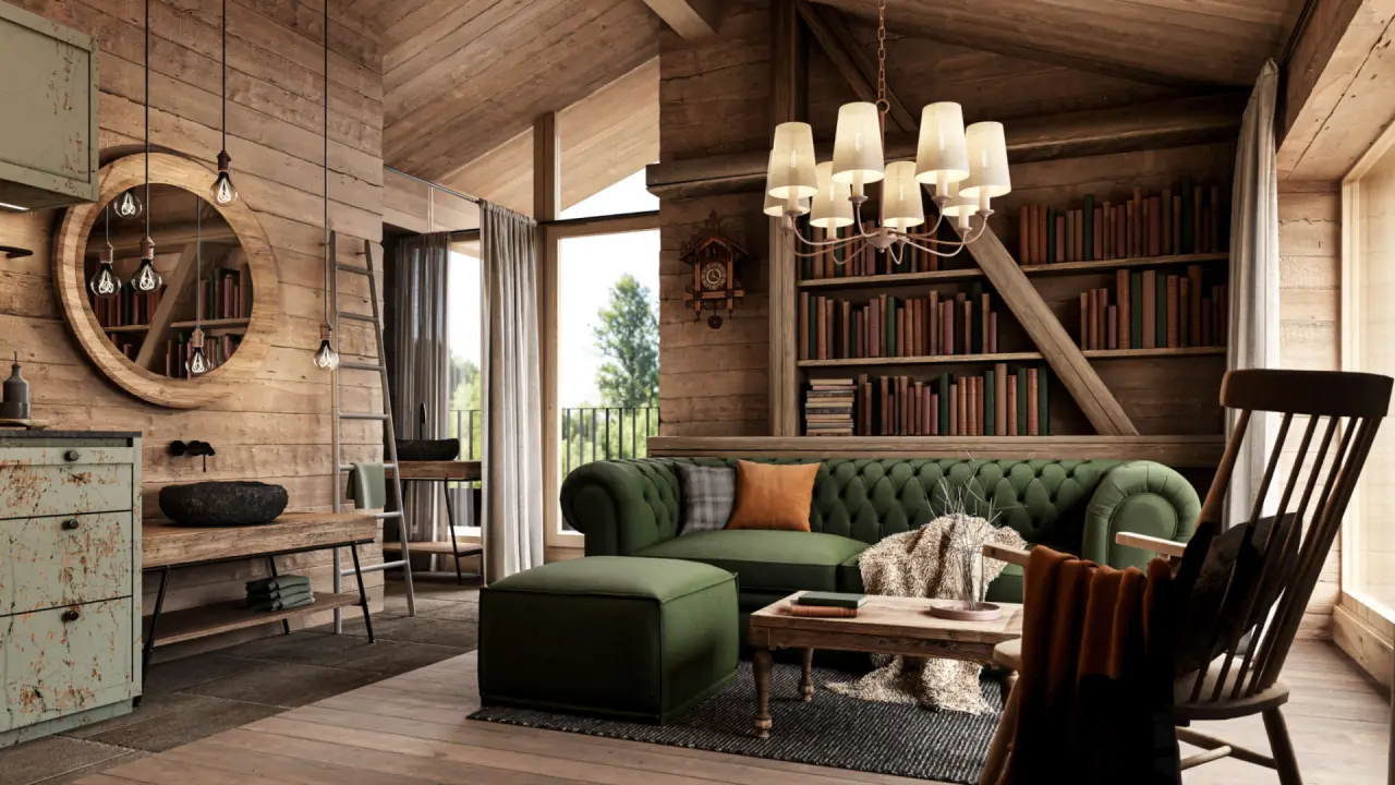 Familienhotel EdeR FriDa in Maria Alm – Gemütlicher Wohnbereich mit Holzelementen und Sofa | Wellnesshotel Salzburg