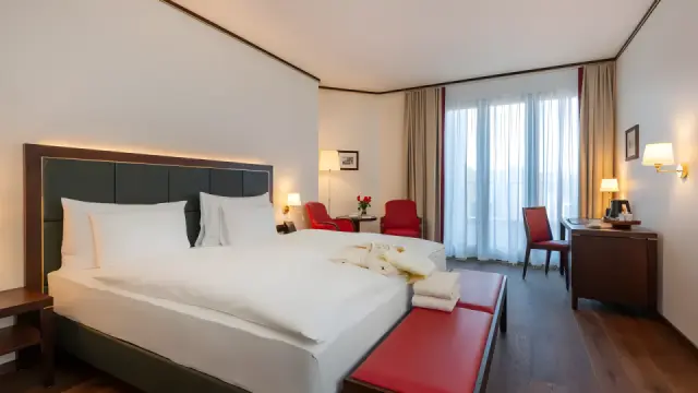 Bad Horn Hotel & Spa in Horn – Komfortables Doppelzimmer mit Seeblick | Wellnesshotel Bodensee
