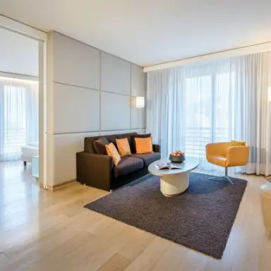 Hotel Therme Meran in Meran – Geräumige Suite mit separatem Wohnbereich | Wellnesshotel Südtirol
