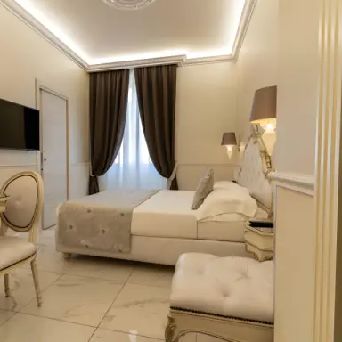 The Moon Boutique Hotel & Spa in Greve in Chianti – Elegantes Doppelzimmer mit klassischer Einrichtung | Wellnesshotel Toskana