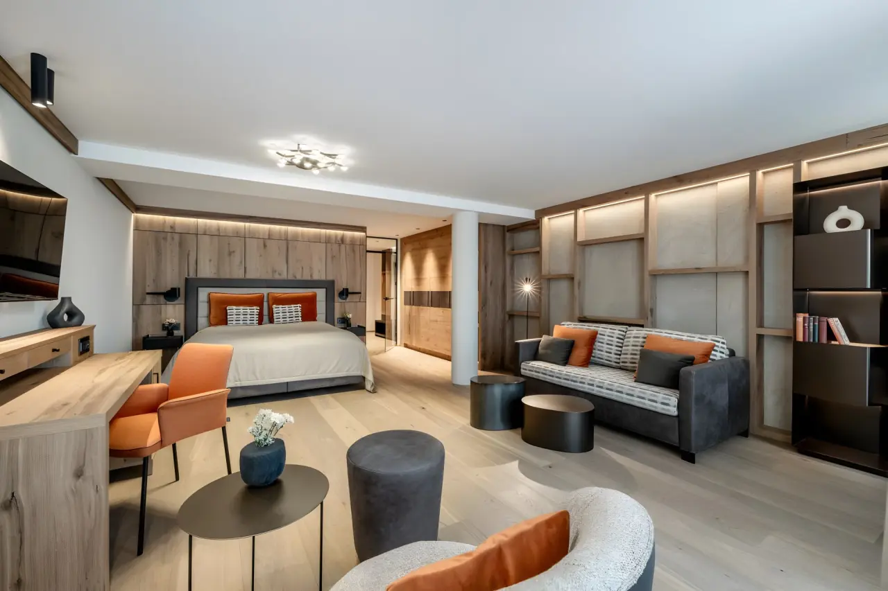 Hotel Das Central in Hochgurgl – Geräumige Suite mit modernem Alpin-Design | Wellnesshotel Tirol