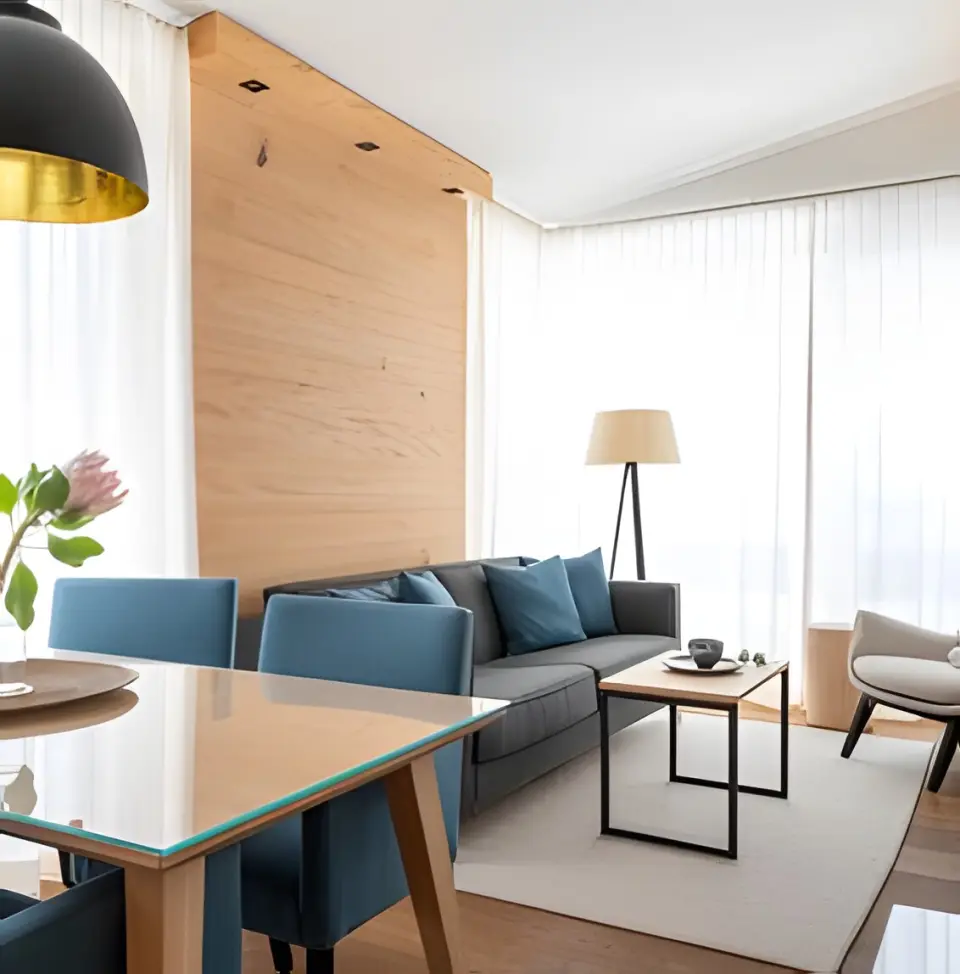 Sporthotel Silvretta Montafon in Gaschurn – Geräumiger Wohnbereich einer Suite | Wellnesshotel Montafon