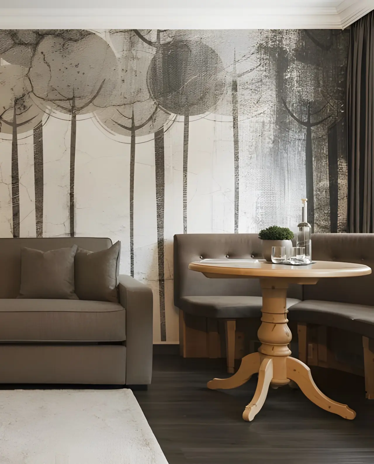Klein Fein Hotel Anderlahn in Plaus – Geräumiges Hotelzimmer mit Sofa und Essbereich | Wellnesshotel Südtirol